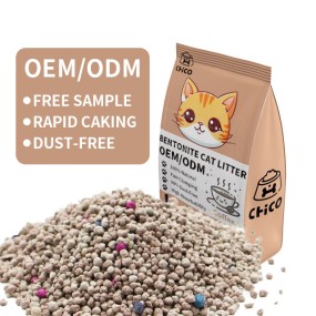 Sodium Bentonite Manufacturer - OEM Manufacturers 100% Natural Sodium Cat Sand Lemon Scent