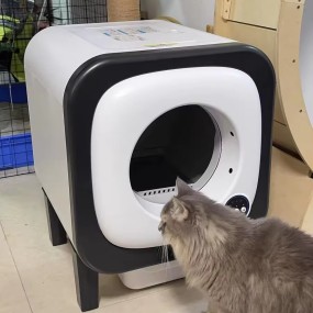 Smart Odor Control Factory - Smart Odor Control Cat Litter Box 10kg Sand Plastic PP-Durable