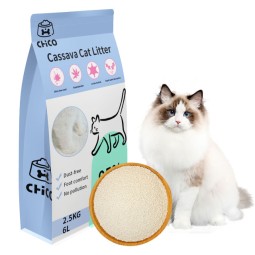 Sustainable Flushable Factory - Sustainable Flushable Cassava Sand Lavender Fragrance Tofu Crystal