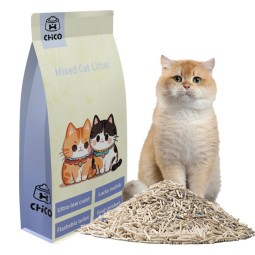 Plant Bentonite Litter Manufacturer - OEM/ODM Color Flavor Shape Packing Free Samples Mixed Plant