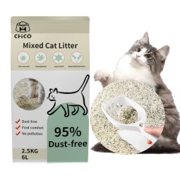 5 in 1 Litter Factory - Petkit Everclean 5 in 1 Mixed Cat Litter Odor Control Flushable