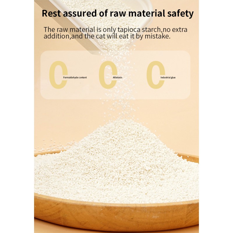 Cassava Bentonite Factory - Cassava Sand Clumping Bentonite Lavender Flushable Tofu Crystal Wood