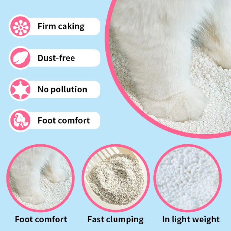 Cassava Bentonite Factory - Cassava Sand Clumping Bentonite Lavender Flushable Tofu Crystal Wood