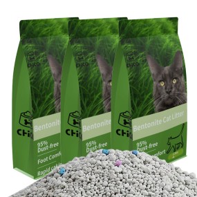 Anti Smell Litter Factory - Wholesale Best Clean Anti Smell High Clumping Mixed Bentonite