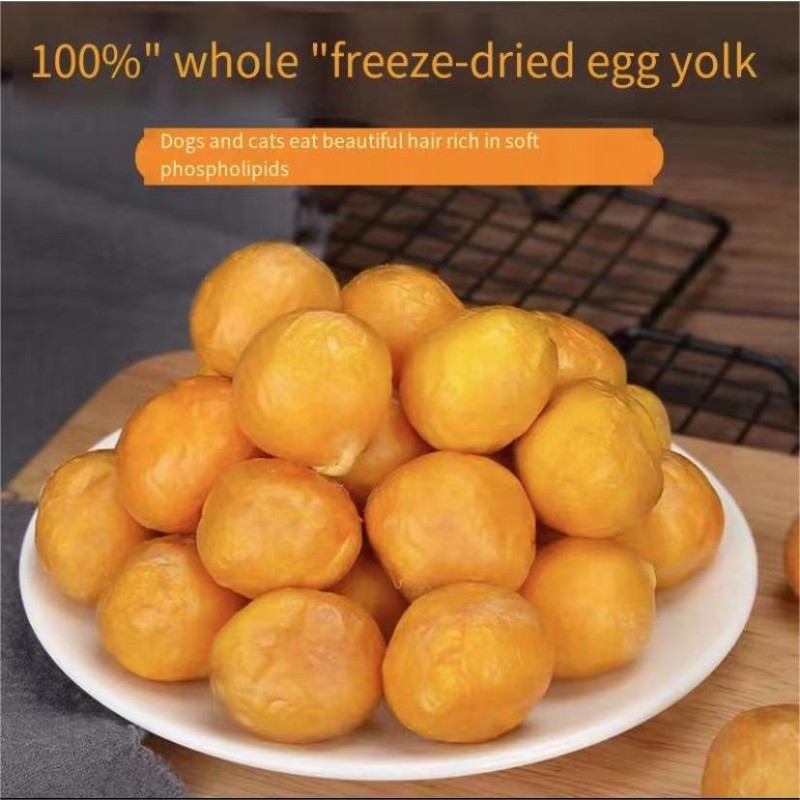 Organic Pet Food Manufacturer - OEM Organic Grain-Free Pet Dried Crushed Egg Yolk Healthy Custom