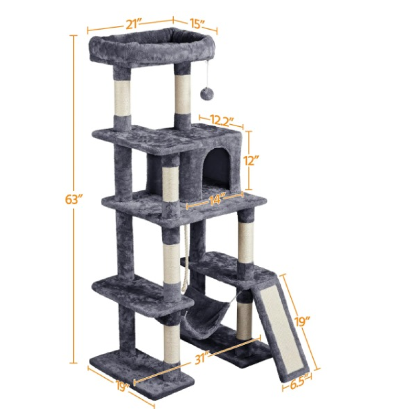 Cat Climbing Pole Manufacturer - Large Wood Tree Sisal Hemp Classic Halloween Decorative Item