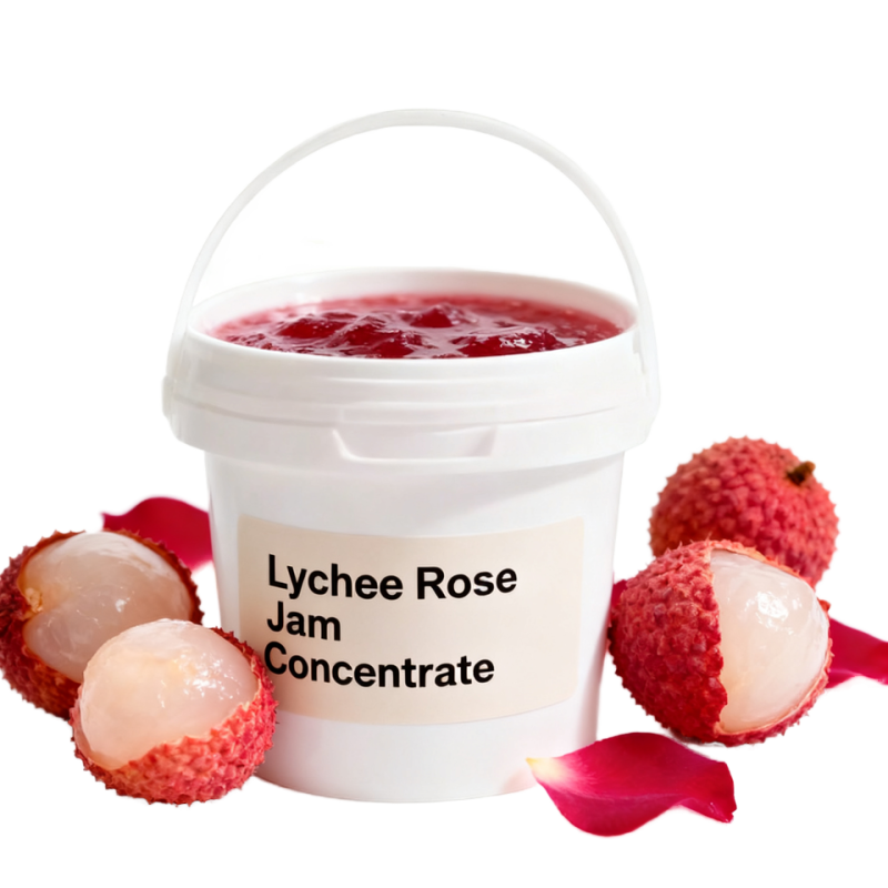Lychee Rose Jam Manufacturer - High Quality Fruit Syrup for Boba Tea Toppings