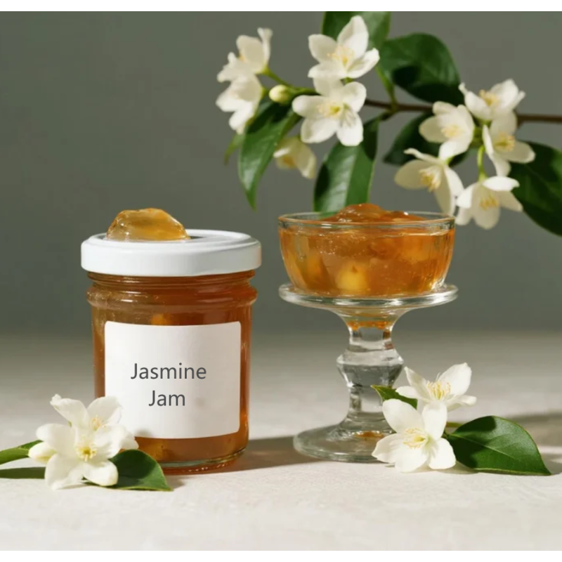 Jasmine Jam Supplier - Natural with Real Petals for Bakery Tea Dessert Bulk