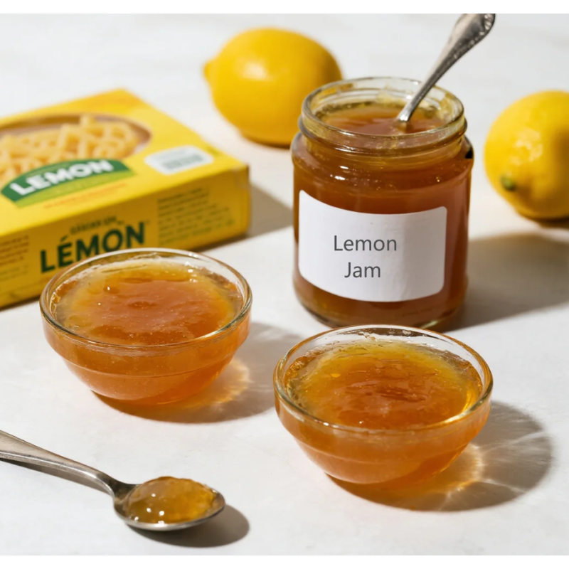 Lemon Jam Manufacturer - High Quality Natural Bulk for Bakery Filling Pastry