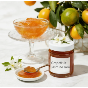 Pomelo Jasmine Jam Manufacturer - Unique Citrus Floral Flavor for Bakery Dessert