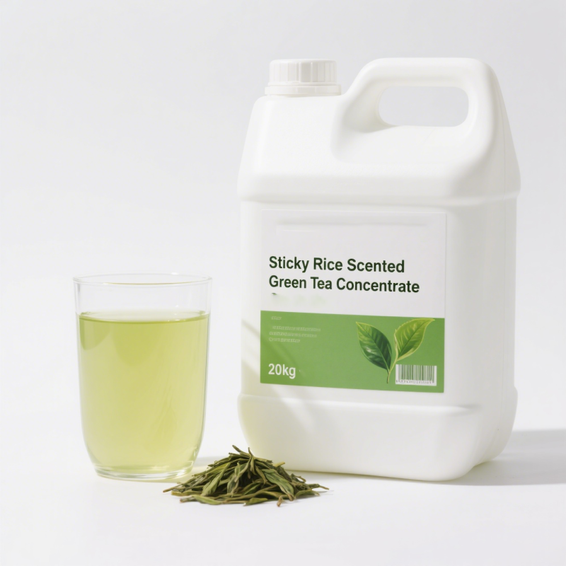 Sticky Rice Tea Concentrate Manufacturer - Natural Scented Green Tea Loquat Leaf Extract