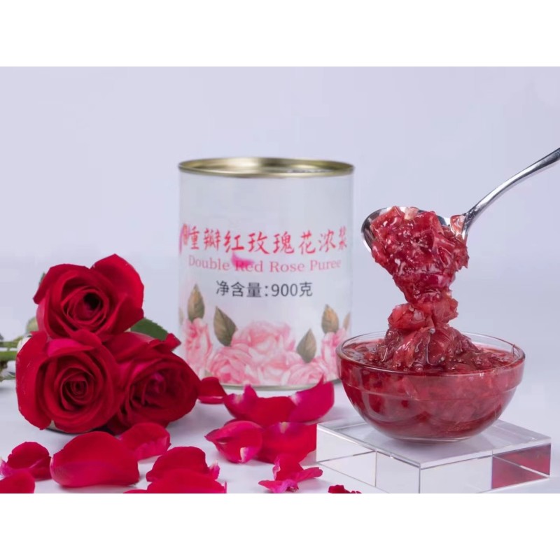 Rose Flower Sauce Supplier - Factory Sale Edible Double Rose Jam for Baking