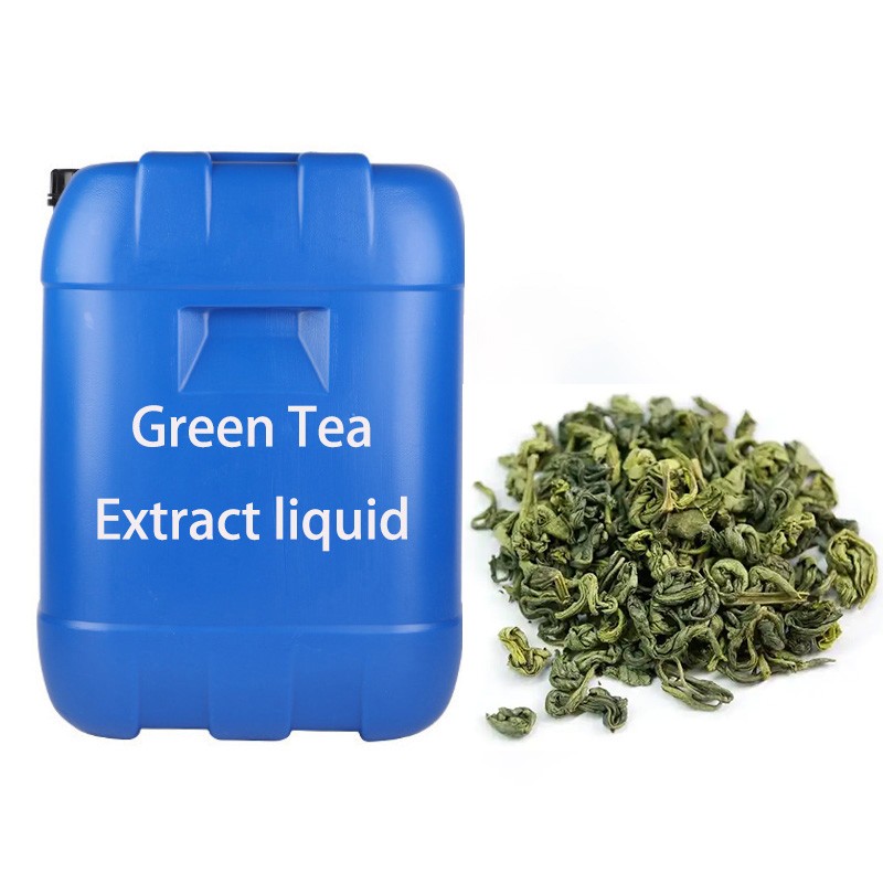 Green Tea Extract Liquid Factory - Water Soluble for Functional Beverage Low Bitterness