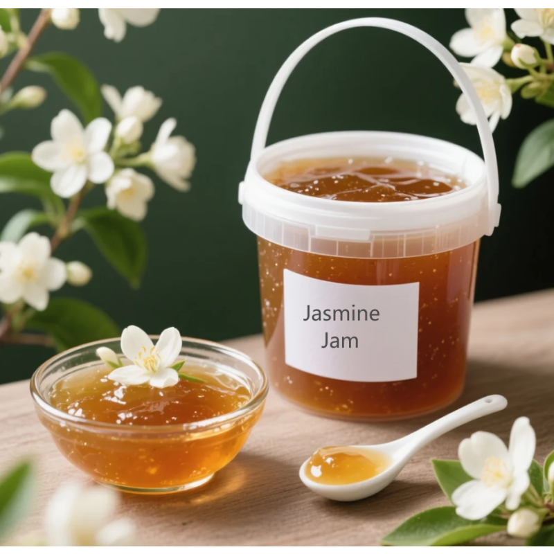 Jasmine Jam Supplier - Natural with Real Petals for Bakery Tea Dessert Bulk