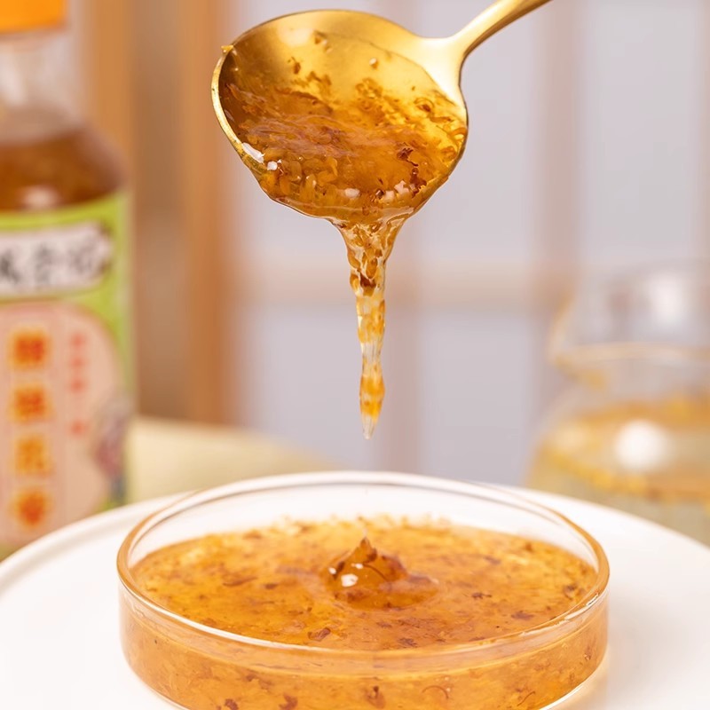 Osmanthus Flower Sauce Manufacturer - Edible Flower Sauce Jam Flavored Syrup