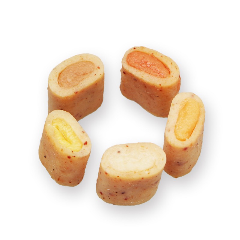 Wet Food Treats Supplier - China Manufacturer Wet Food Dog Treats Soft Rolls with Filling Cat Snacks