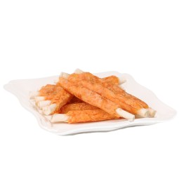 White Rawhide Factory - Wholesale Factory Price Pet Food Chicken Duck White Rawhide Twists