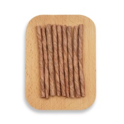 Beef Skin Treats Factory - China Pet Treats Suppliers Dog Chews Beef Skin with Beef Yummy Snacks