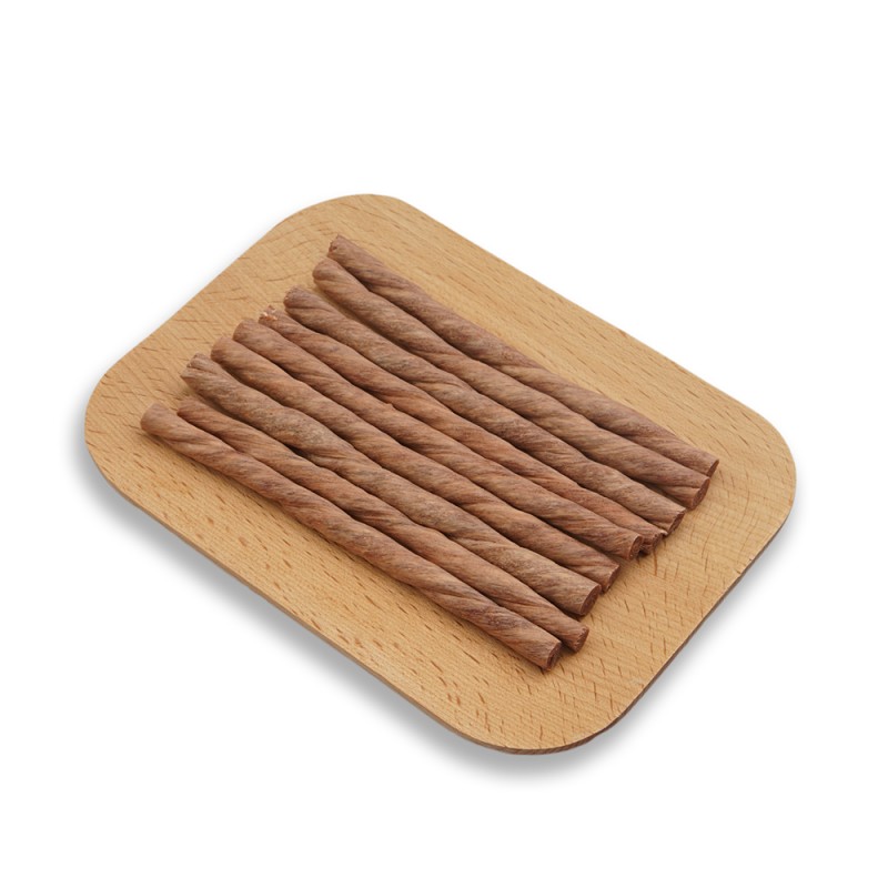 Beef Skin Treats Factory - China Pet Treats Suppliers Dog Chews Beef Skin with Beef Yummy Snacks