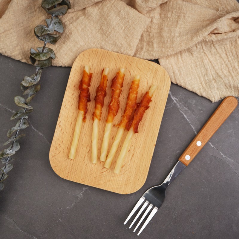 Knotted Bone Manufacturer - Chicken Duck Beef Meat Wrapped Rawhide Knotted Bone Dog Snacks