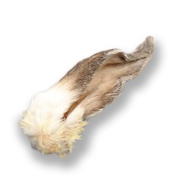 Dog Chews Supplier - Pet Supplies Dog Treats Natural Rabbit Ears with Fur Dog Chews Dog Treats