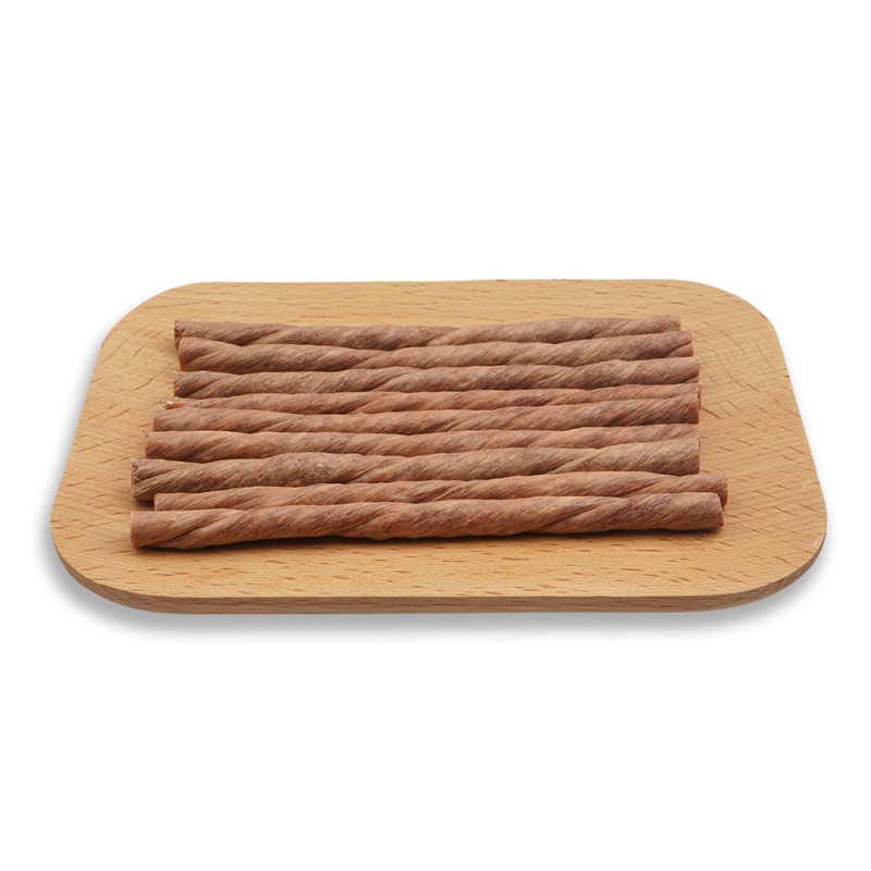 Beef Skin Treats Factory - China Pet Treats Suppliers Dog Chews Beef Skin with Beef Yummy Snacks