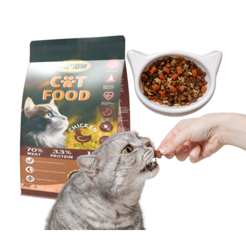 Cat Food Factory - Cat Food 100% Pure Natural Chicken Flavor Factory Direct High Quality Protein