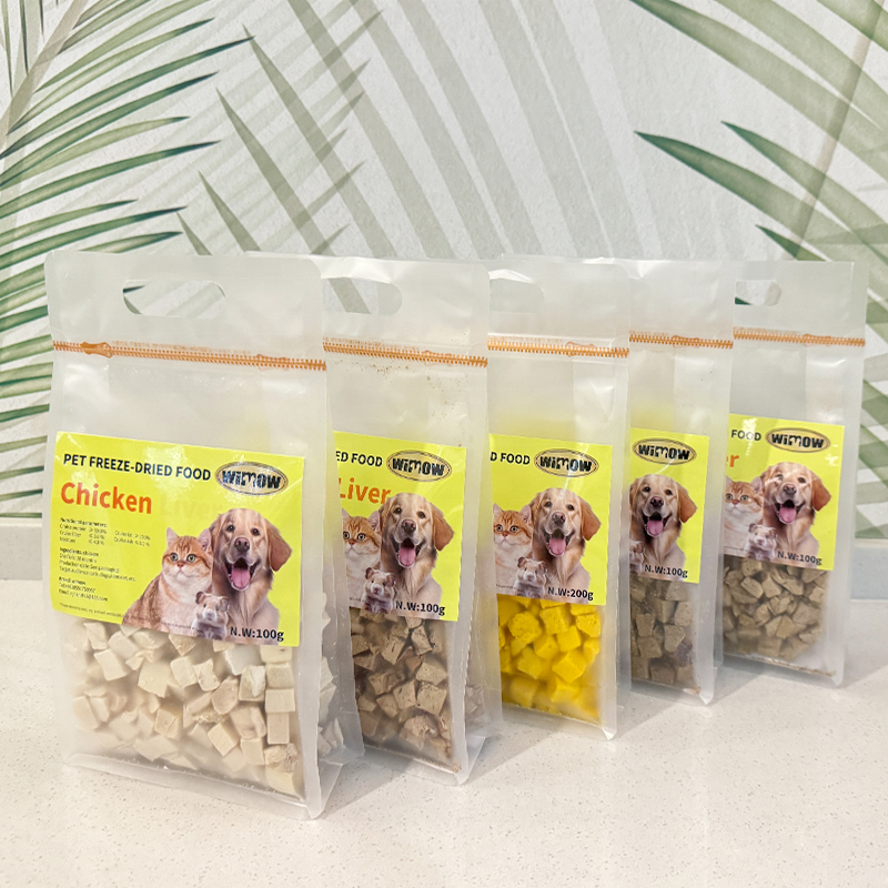 Freeze-Dried Chicken Supplier - Organic Freeze-Dried Chicken Cubes 100g Protein-Rich Pet Food Snack