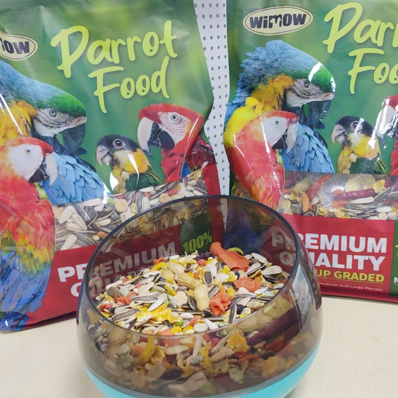 Parrot Food Manufacturer - WIMOW 2kg 10kg Sunflower Seeds Mixed Fruits Chili Macaw Feed Parrot