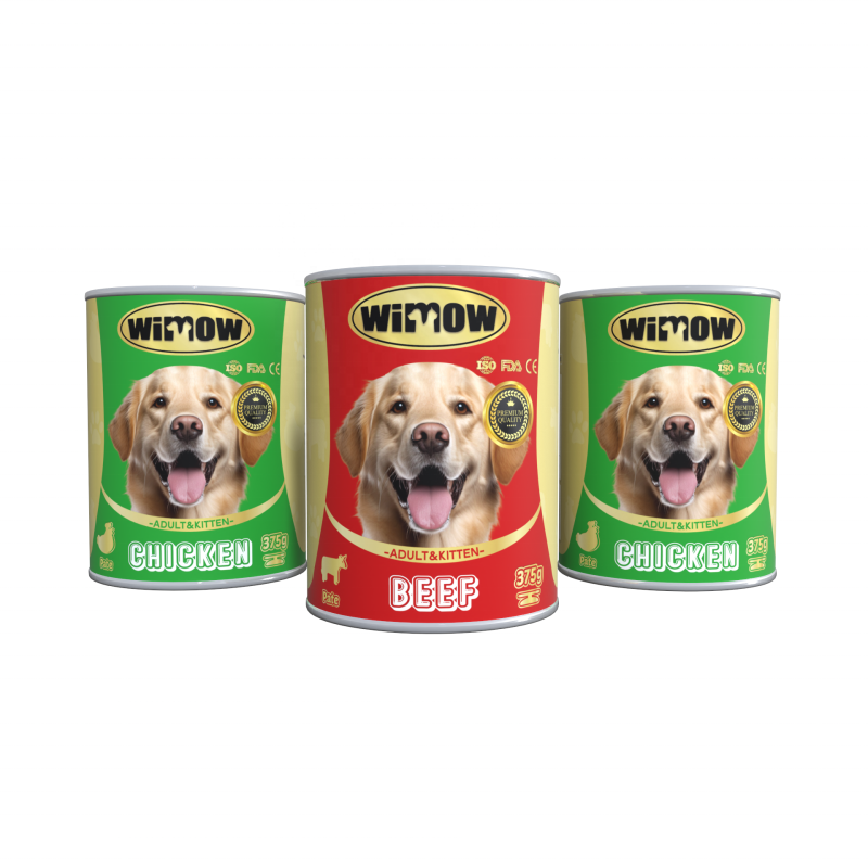Canned Food Factory - OEM/ODM Beef Chicken Flavor Canned Food Snacks 375g 400g Wet Pet Food