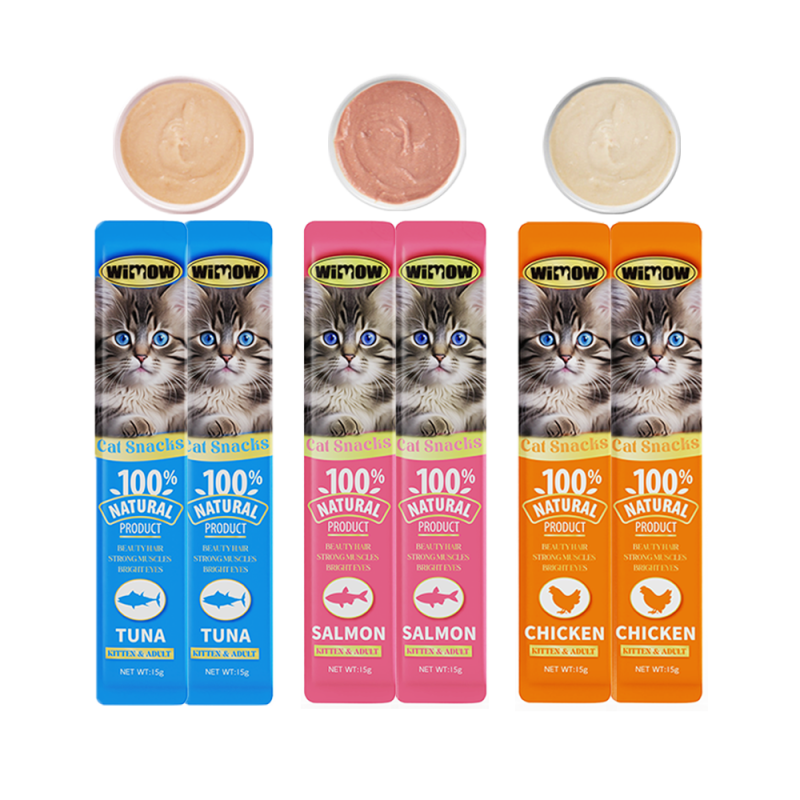 Canned Treats Manufacturer - OEM Customizable Natural Wet Staple Food Cat Canned Treats 85g Mousse