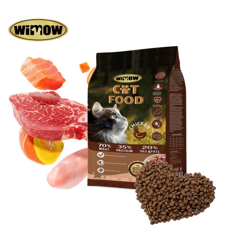 Dry Cat Food Manufacturer - OEM ODM Wholesale High Protein Premium Bulk Dry Cat Food Various Flavors