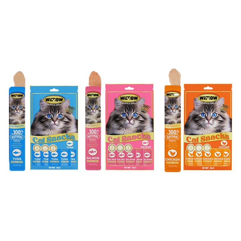 Creamy Cat Treats Supplier - Wimow Wholesale 15g Creamy Squeeze Licking Bulk Treats Wet Food
