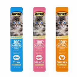 Wet Cat Food Factory - Recruit Agent OEM ODM Free Sample 15g Health Nutrition Creamy Food Pouch