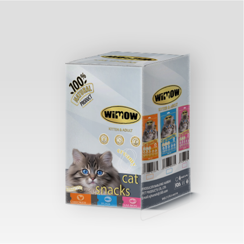 Cat Wet Food Supplier - Customized 15g Natural Chicken Tuna Salmon Flavors Cat Pet Treats