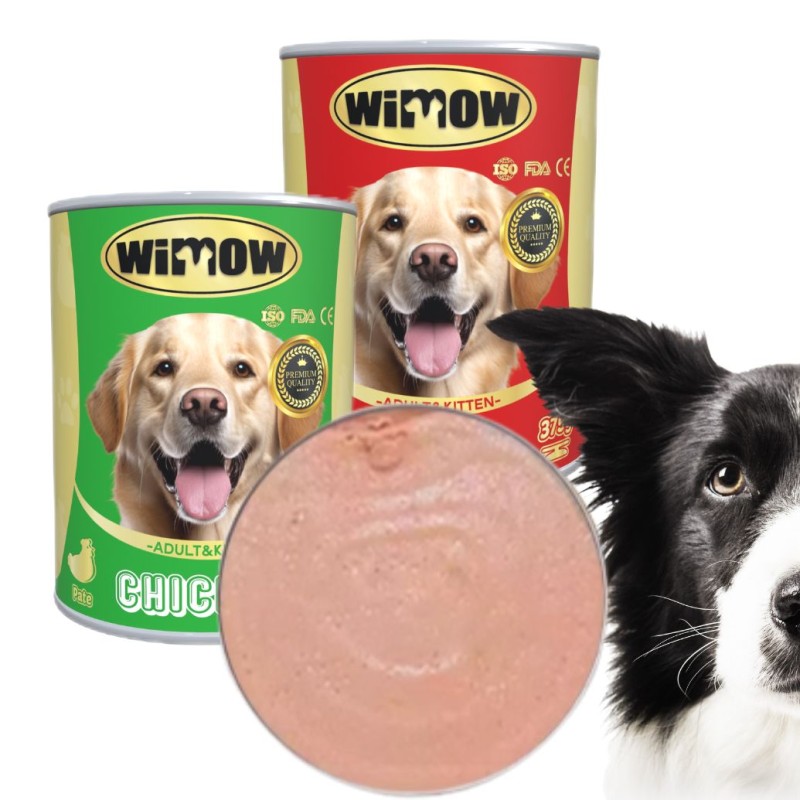 Wet Cat Food Manufacturer - Wimow High Quality 400g Wet Cat Food High Grade Beef Flavor Can