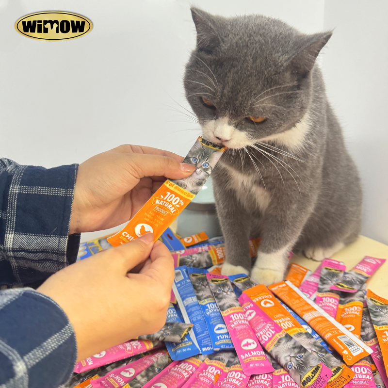 Creamy Cat Treats Supplier - Wimow Wholesale 15g Creamy Squeeze Licking Bulk Treats Wet Food