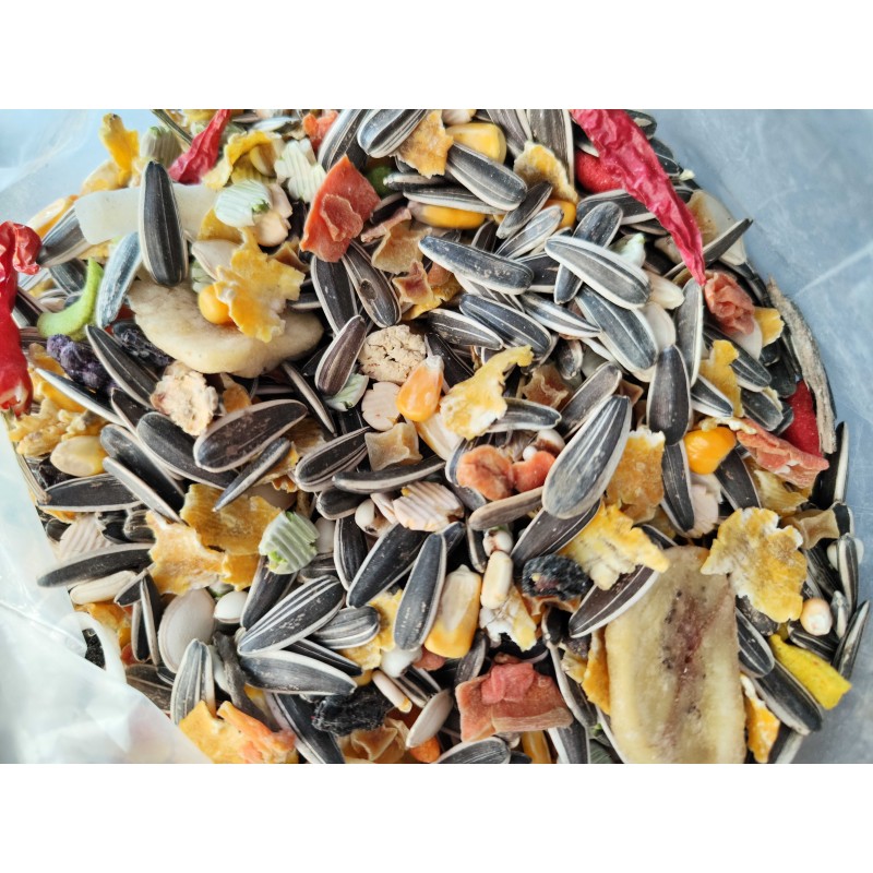 Bird Food Factory - Wimow Small Animals Snack 2kg 10kg Parrot Seeds Fruit Mixed Bird Food