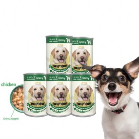 Wet Pet Food Factory - OEM/ODM Wimow Beef Chicken Flavor Canned Food 375g Wet Pet Dog Food