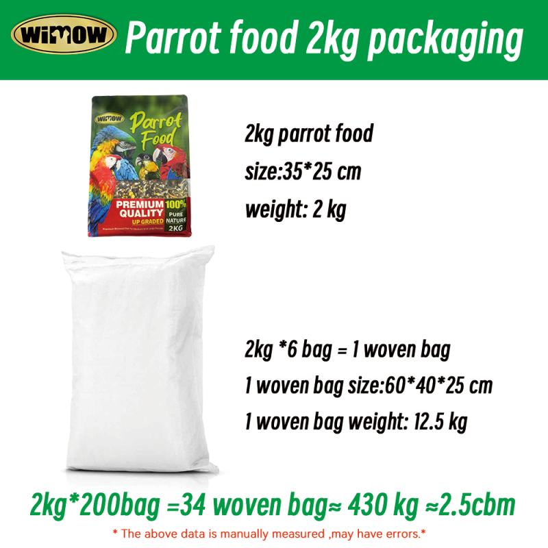 Bird Food Factory - 2Kg Wholesale Natural Mix Seed Bird Food Nutrition Health Blend Parrot