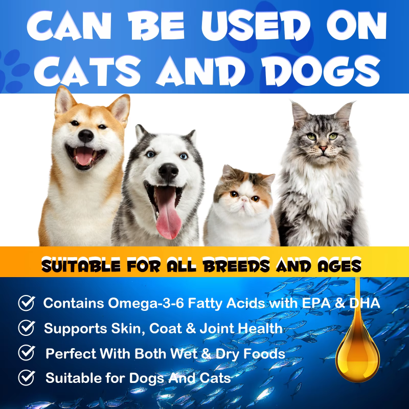 Pet Salmon Oil Manufacturer - Omega 3 EPA DHA Liquid