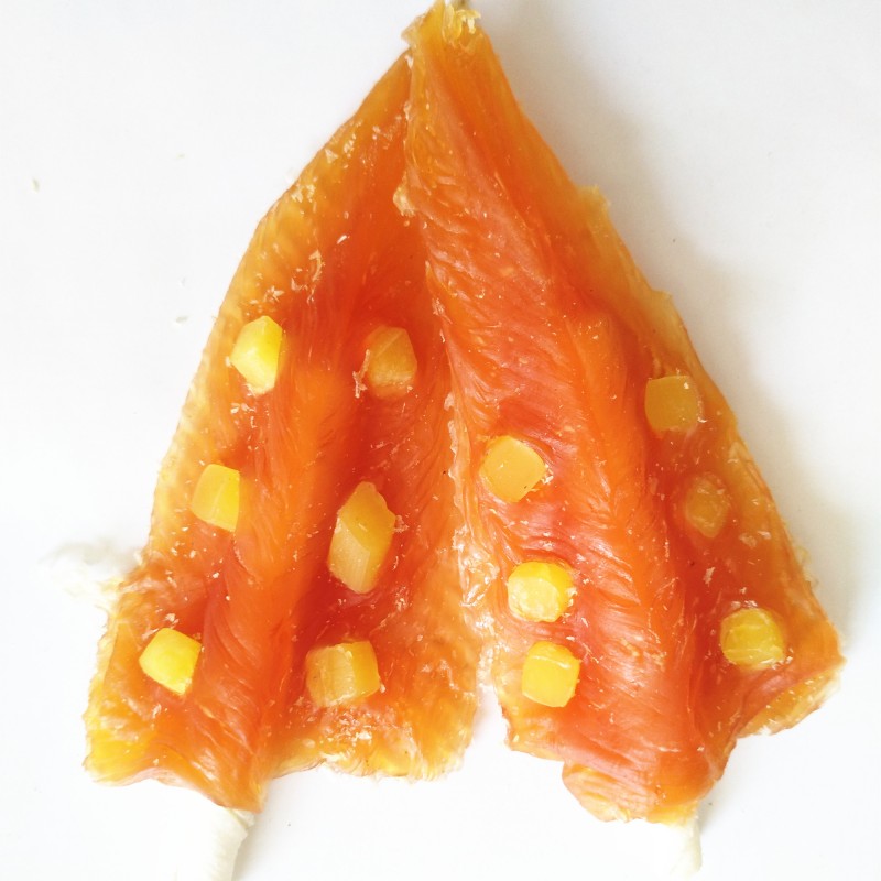 Chicken Twist Jerky Supplier - No Color Soft Healthy