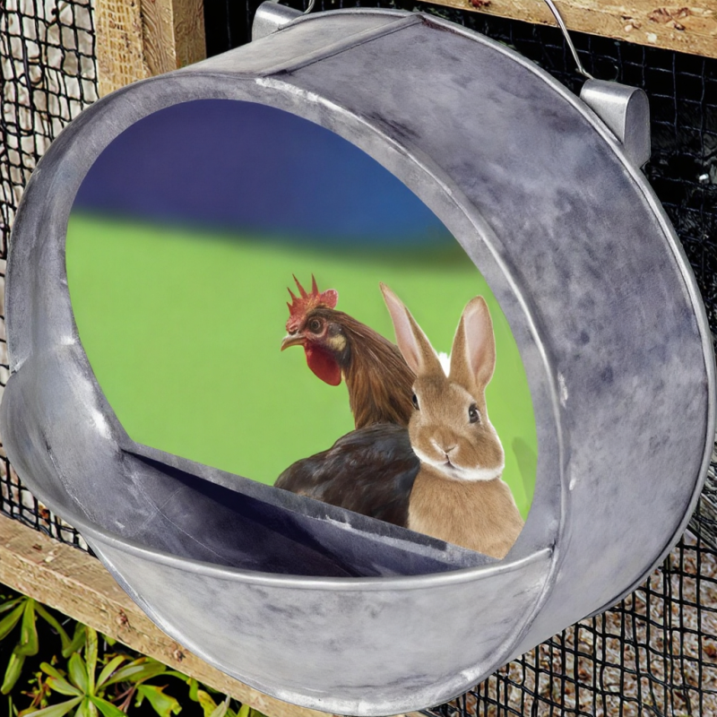 Bucket Waterer Manufacturer - Galvanized Bucket Chicken Waterer Tip Over Bucket Waterer Steel Bucket