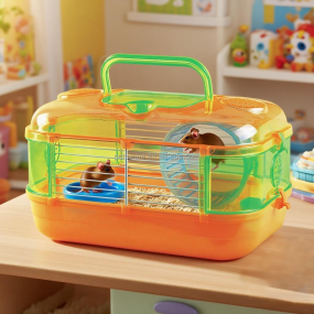 Plastic Cage Manufacturer - High Quality Plastic Clear View Vision Cage for Hamsters Mice Gerbils