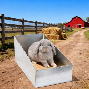 Metal Nest Box Factory - Galvanized Metal Small Animal Nest Box for Rabbits Chickens Steel Iron