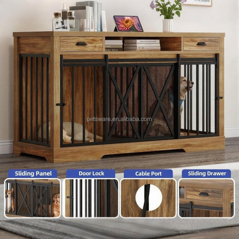 Pet Carrier Bag Supplier - Portable Foldable Oxford Dog Carrier Bag for Small Medium Dogs Cats