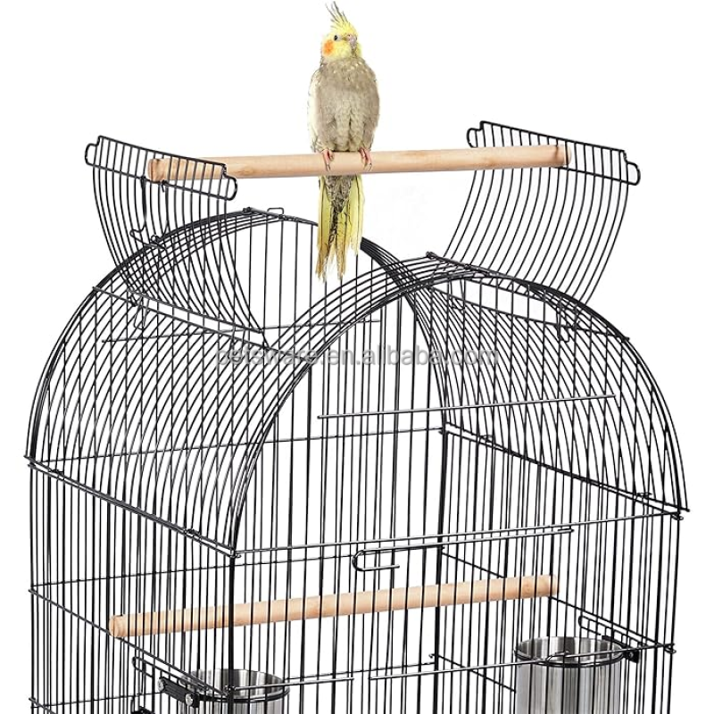 Play Top Cage Supplier - Large Open Play Top Parrot Cage Bird Cage for Parakeets Lovebirds