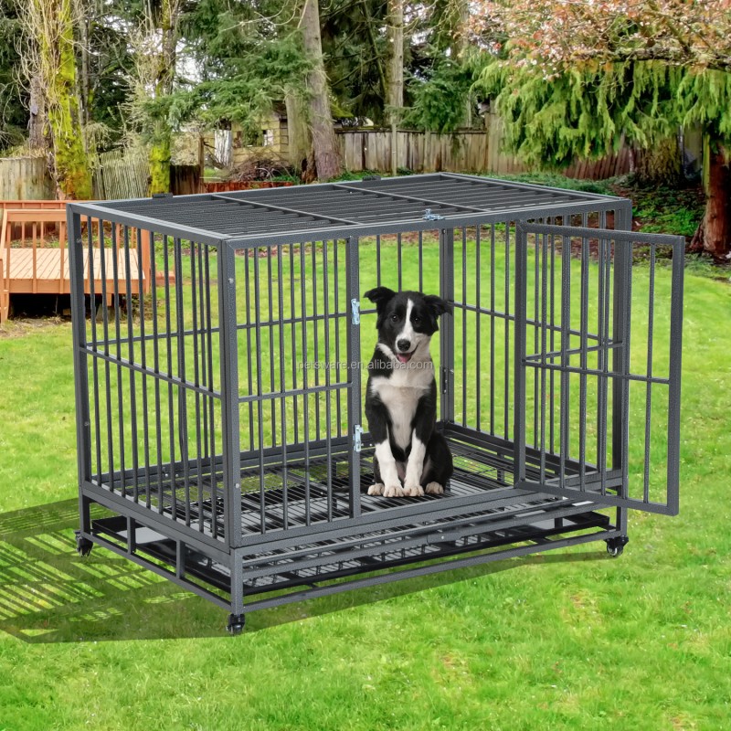 Large Dog Cage Manufacturer - Heavy Duty Dog Cage Strong Metal Kennel and Crate for Large Dogs