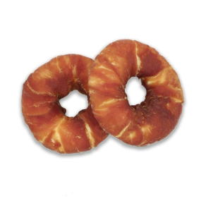 Pet Treats Factory - High Quality Organic Duck Donut Pet Treats Chicken Beef Flavored Air-Dried