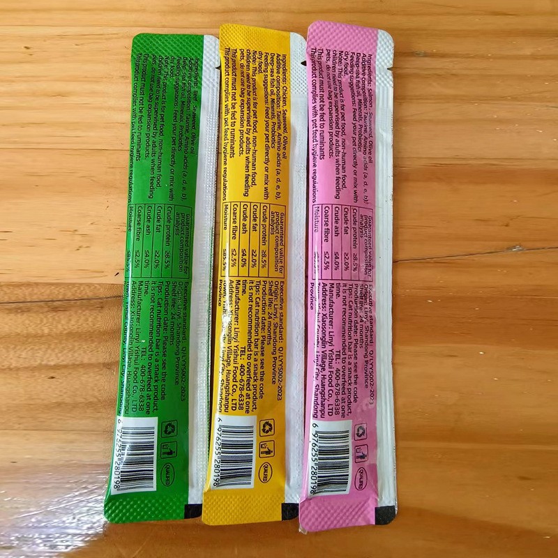 Cat Treats Factory - Wholesale 15g Organic Cat Treats Nutritious Wet Food Chicken Beef Taste